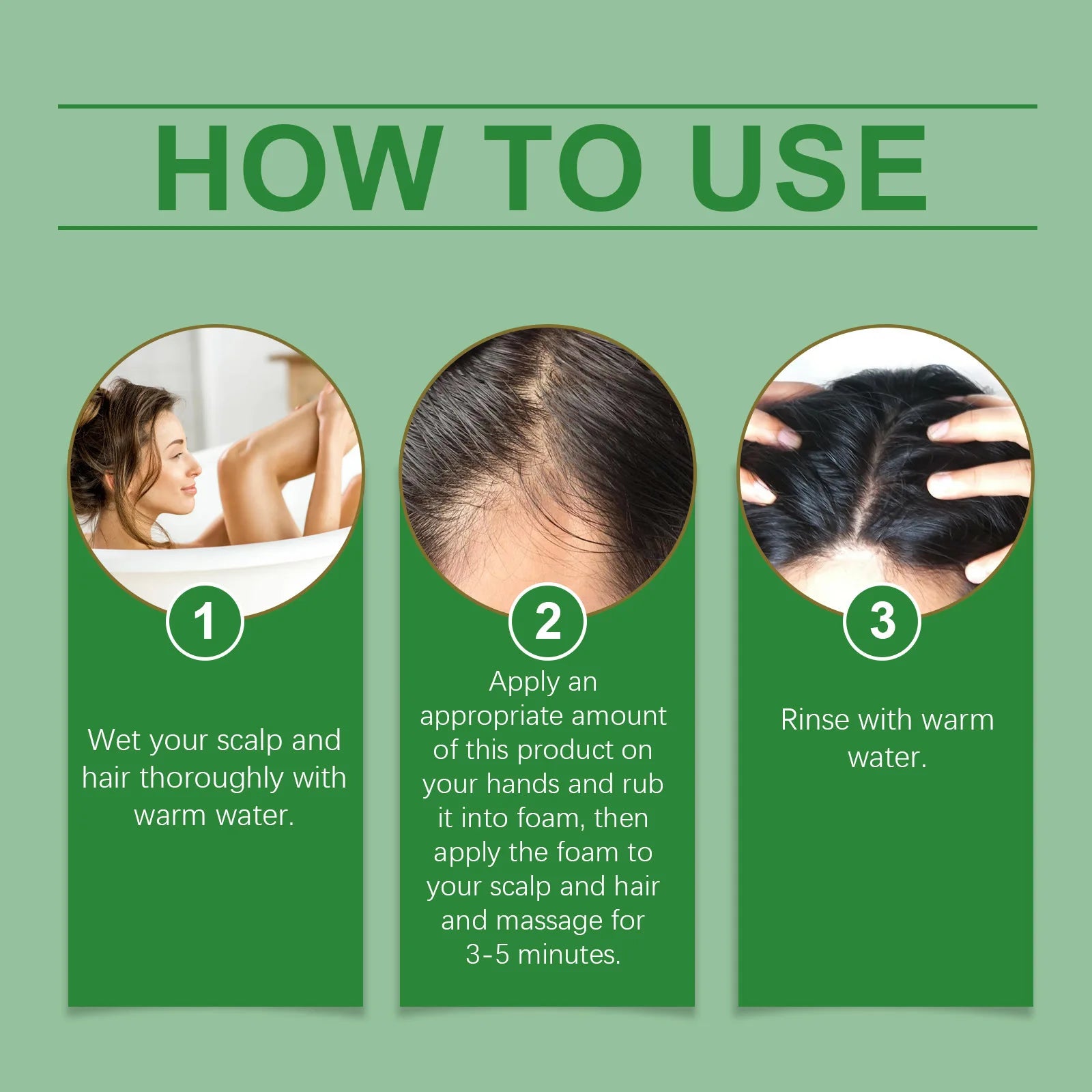 Batana Hair Care Shampoo - Anti-hair Loss, Smooth, Growth