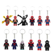 Lego Spider-Man Miles &amp; Gwen Cute Bag Keychain