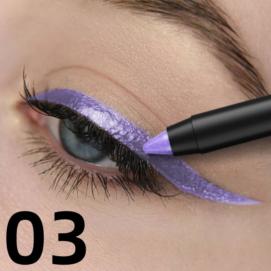 10 Color Gothic Style Waterproof Eyeliner