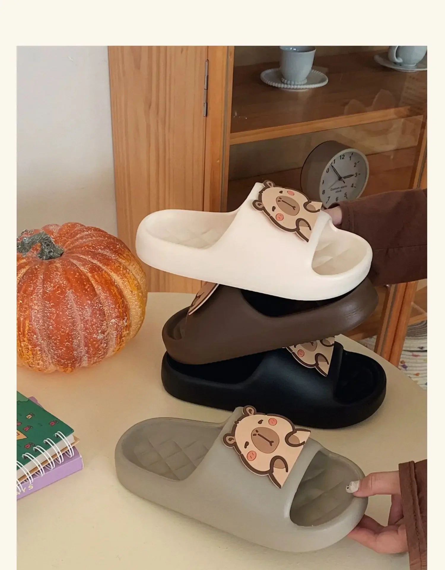 Dép Nữ Kapibara Mây Dễ Thương Đi Biển Nhà êm