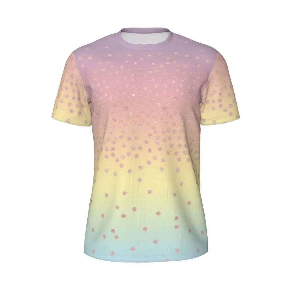 Áo Thun Nam Ombre Tím Hồng Thời Trang Hè Đầy Phong Cách