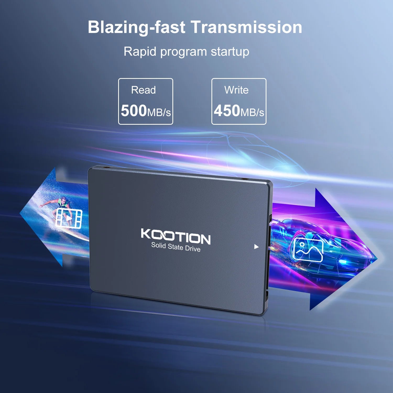 KOOTION Internal SSD Hard Drive - Various Capacity