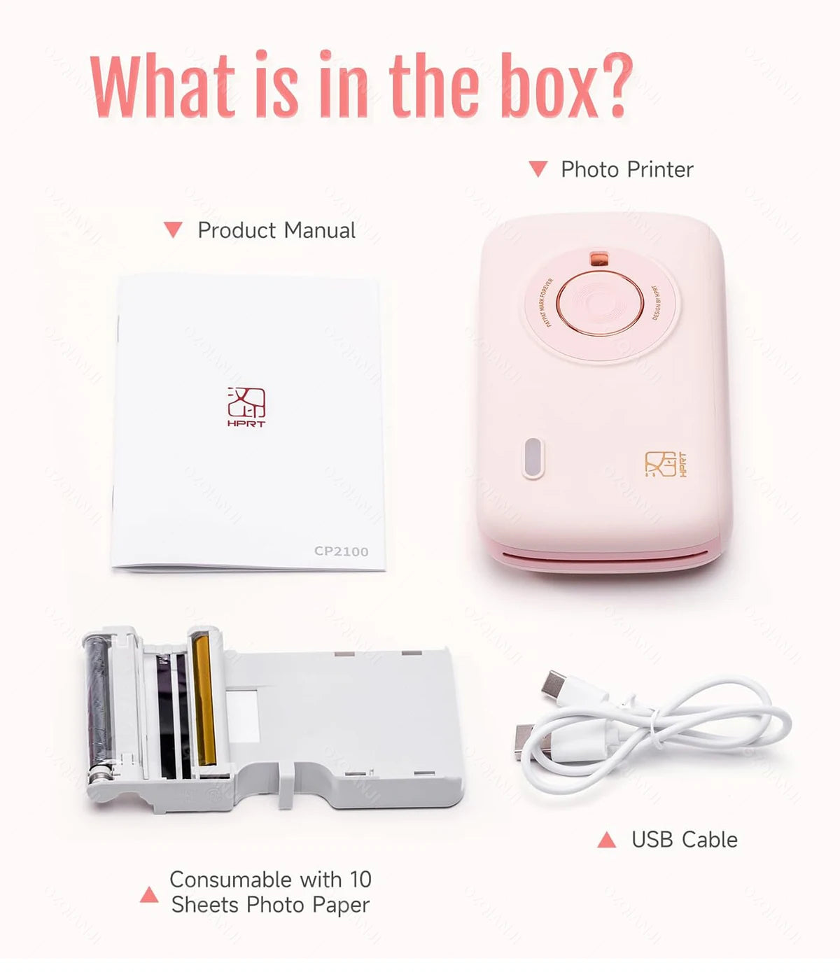 Máy In Ảnh Mini CP2100 Bluetooth 300dpi 2x3 Inch - Daisan Mart