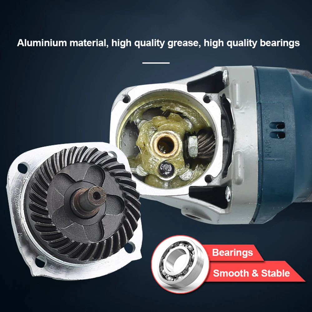 220V 1000W Electric Angle Grinder 100mm 125mm Corded Grinding Machine 6 Speeds Electric Grinding Cutting Polishing Power Tool