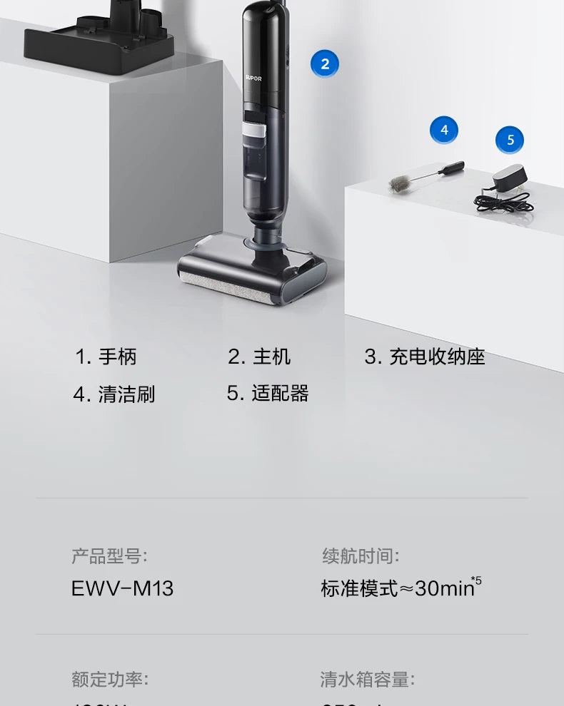 Máy Chà Sàn 3in1 Tự Động - Quét, Lau, Hút Bụi Hiệu Quả - Daisan Mart