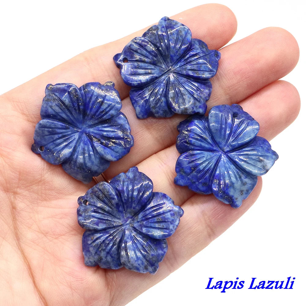 Amethyst Flower Natural Gemstone Pendant