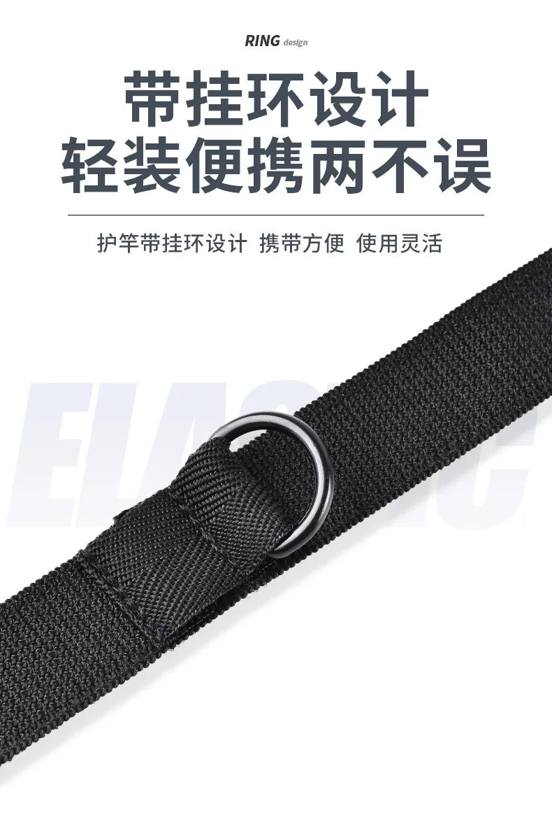 1-5PCS Cover Protector for Fishing Rod Tube Case Fishing Pole Sleeves Belt Fishing Rod Socks Srtap Rod Protector Adjustable