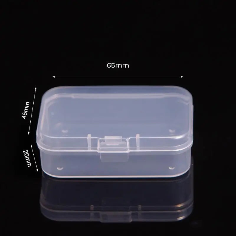 Mini Rectangular Dustproof Plastic Jewelry Box