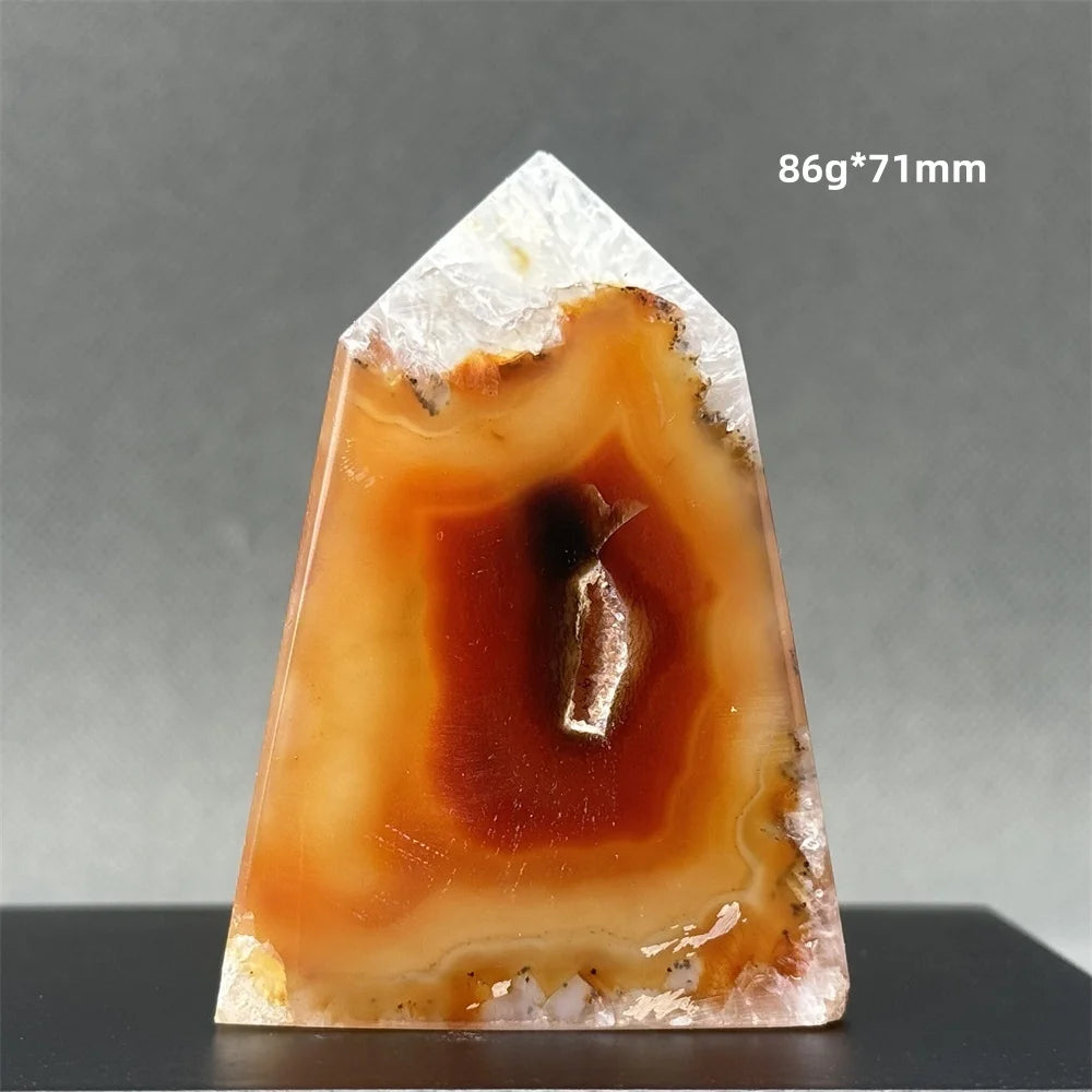 Natural Red Onyx Pillar - Decorative &amp; Healing Stone