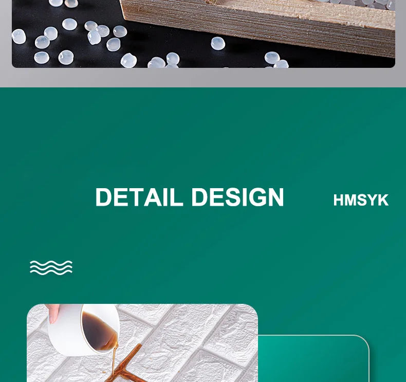 Giấy Dán Tường 3D Chống Thấm Gạch 70cm*10m Nội Thất