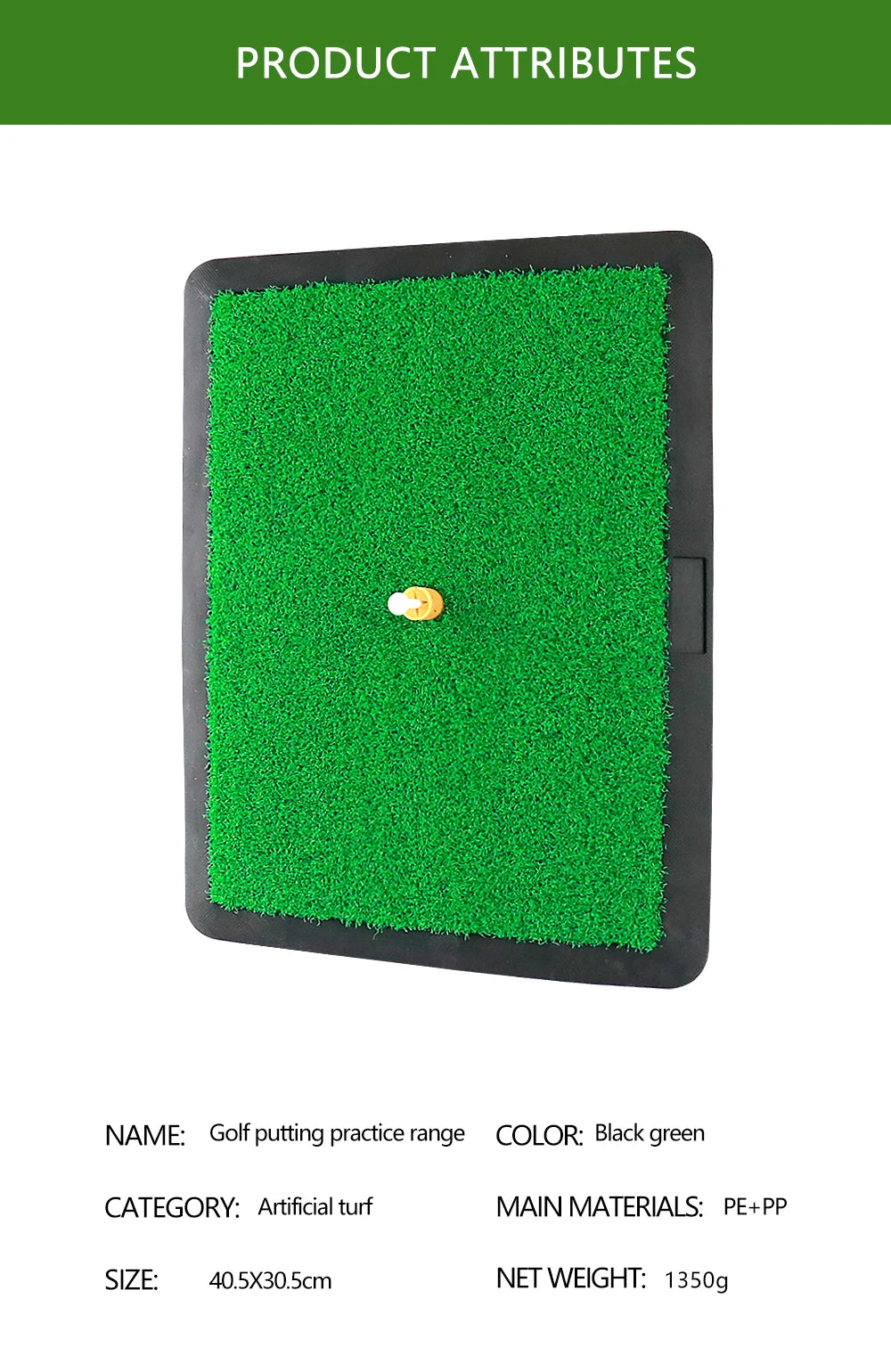 Thảm Tập Golf Mini Trả Bóng, Thảm Cỏ Nhân Tạo Di Động