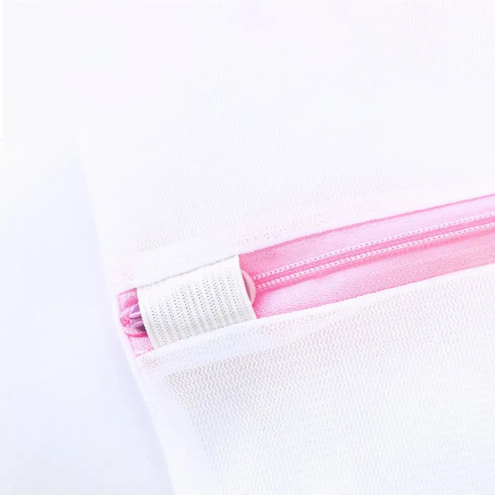 Washing Accessories 3 Sizes Zippered Laundry Zipper Fine and Coarse Net Clothes Protection Net Foldable Bra Underwear Socks