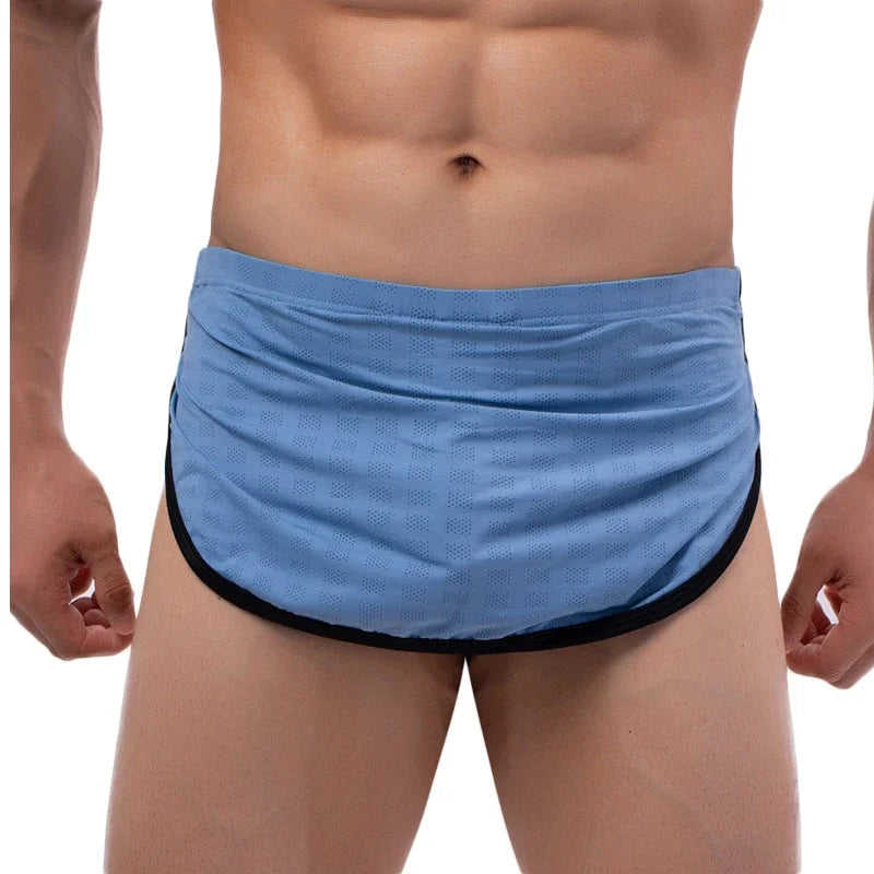 Men's Sexy Low Rise Nylon Breathable Mesh Underwear