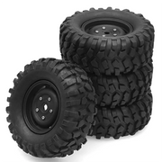A98I-4Pcs 95Mm 1.9 Beadlock Wheel Rim Tire Set For 1/10 RC Crawler Car Traxxas TRX4 RC4WD D90 Axial SCX10 II III Redcat MST - Daisan Mart
