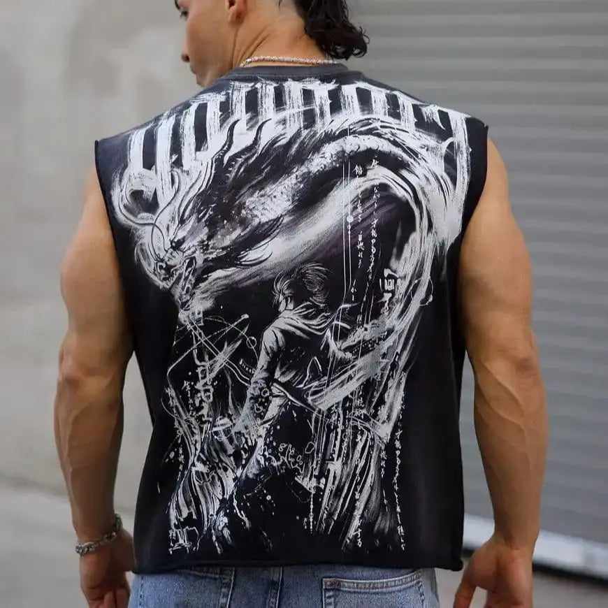 Men's Cool Sleeveless Sports T-Shirt