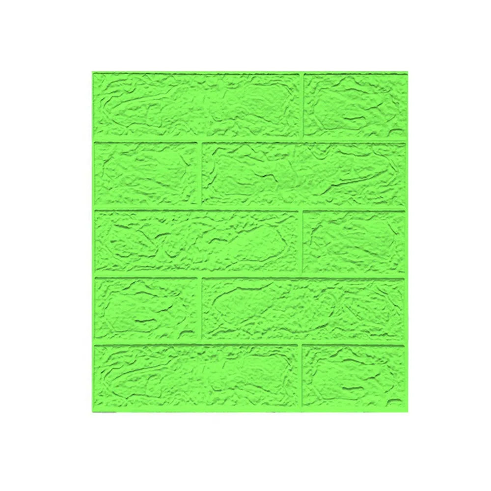 Giấy Dán Tường 3D Giả Gạch Chống Thấm Tự Dán