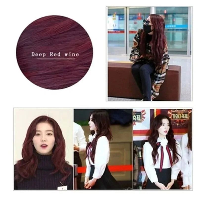 7-Color Herbal Hair Dye Shampoo, Gentle &amp; Long-Lasting