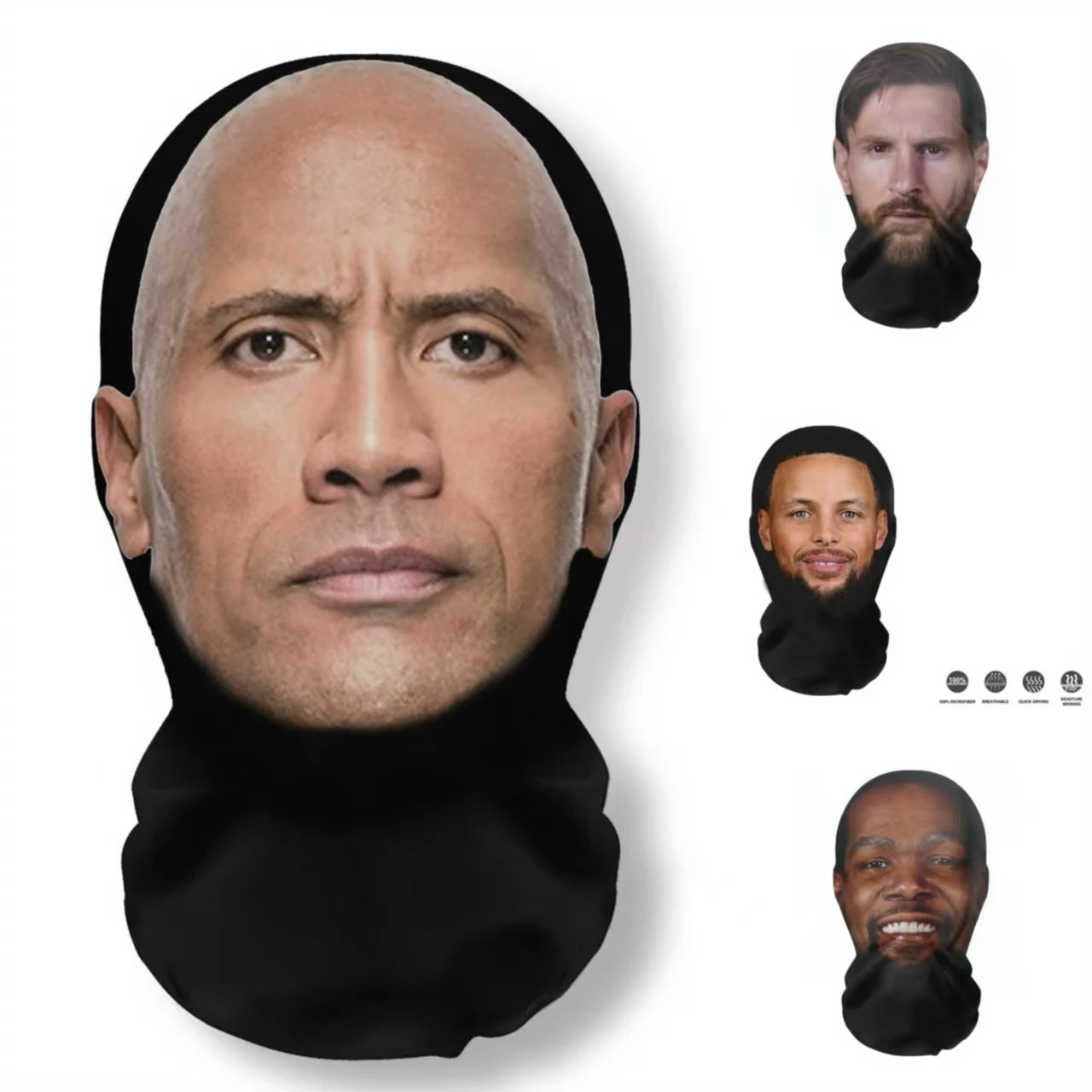 Mặt Nạ Lưới 3D Co Giãn Hóa Trang Cosplay Độc Đáo