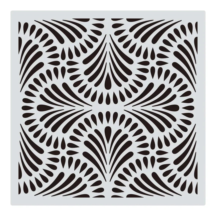 1Pcs 30*30cm Geometric Mandala DIY Layering Stencils Wall Painting Scrapbook Coloring Embossing Album Decorative Template