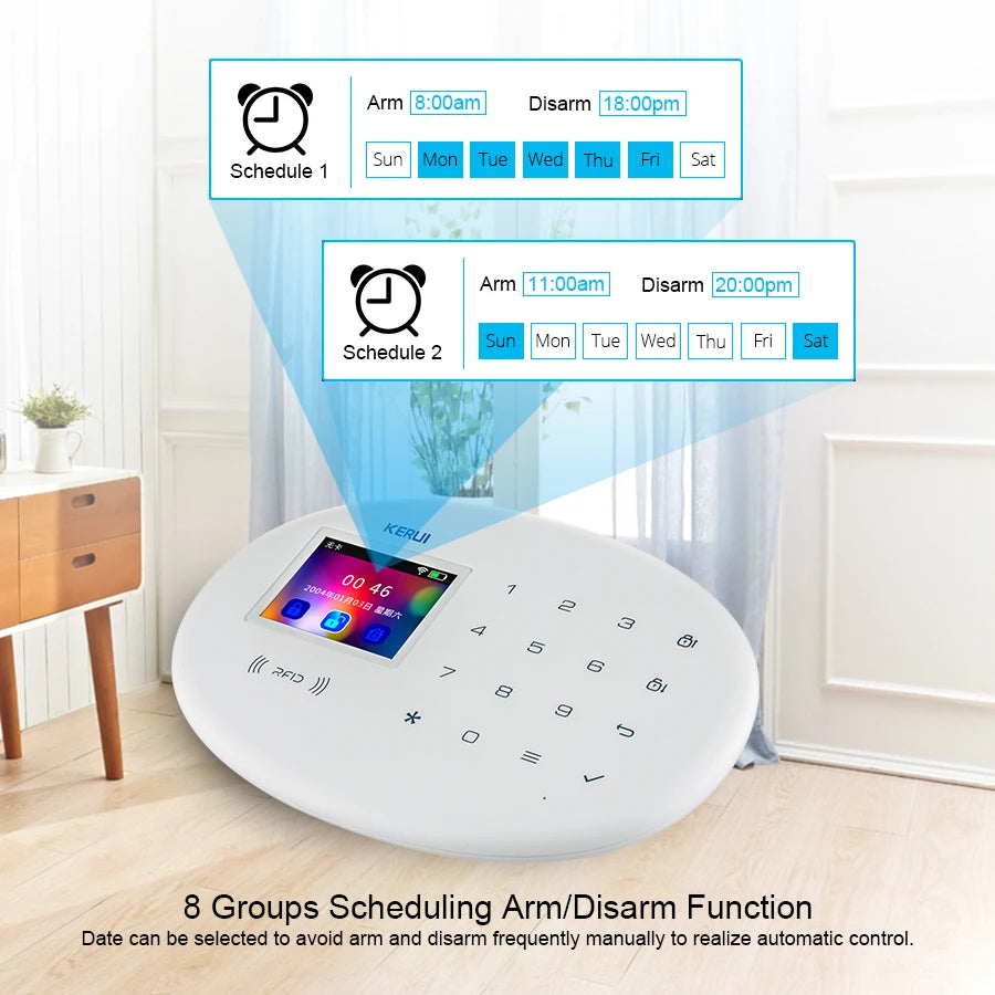 Báo Động Chống Trộm KERUI WiFi Thông Minh Nhà - Daisan Mart