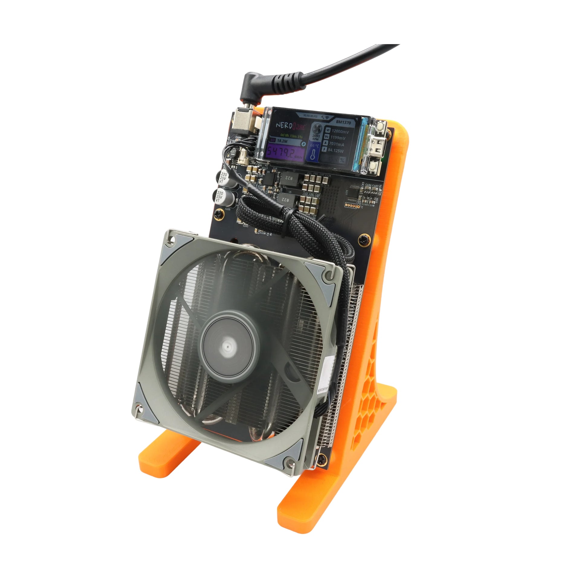 Bitaxe NerdQaxe++ 4.8TH/s Bitcoins Miner 4 Pieces BM1370 Asic Chip Solo BTC 68W 2.4G WiFi Open-Source Mining Machine - Daisan Mart