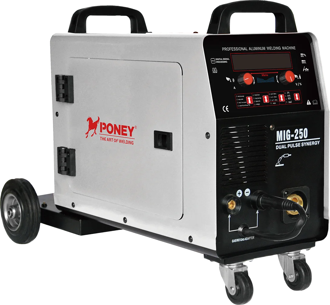 MIG 250DP 220V Single  Phase Digital Signal Control Synergic  Double Pulse Welding Mig  MIG/TIG/MMA Multifunction Welder - Daisan Mart