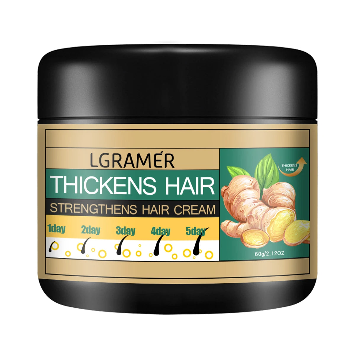 Ginger Conditioner Nourishes and Repairs Dry, Split Ends Hair