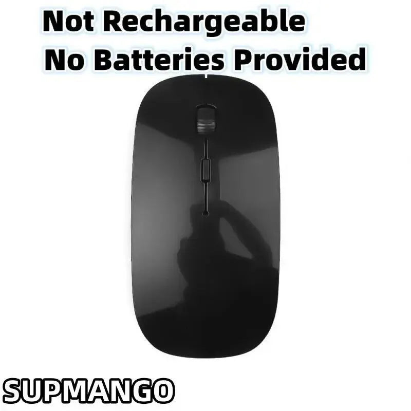 Silent wireless gaming mouse, magic rechargeable battery