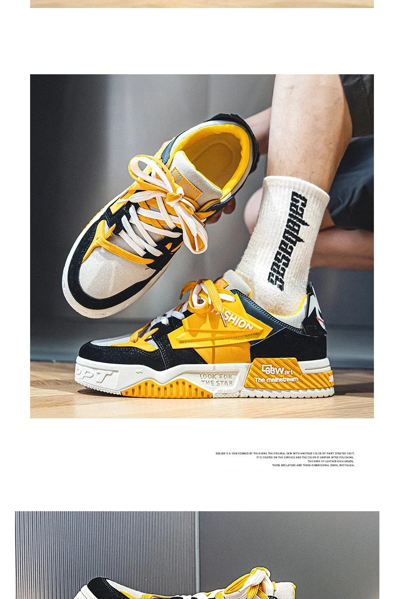 Red Fashion Couple Shoes Hip Hop Style Men And Women