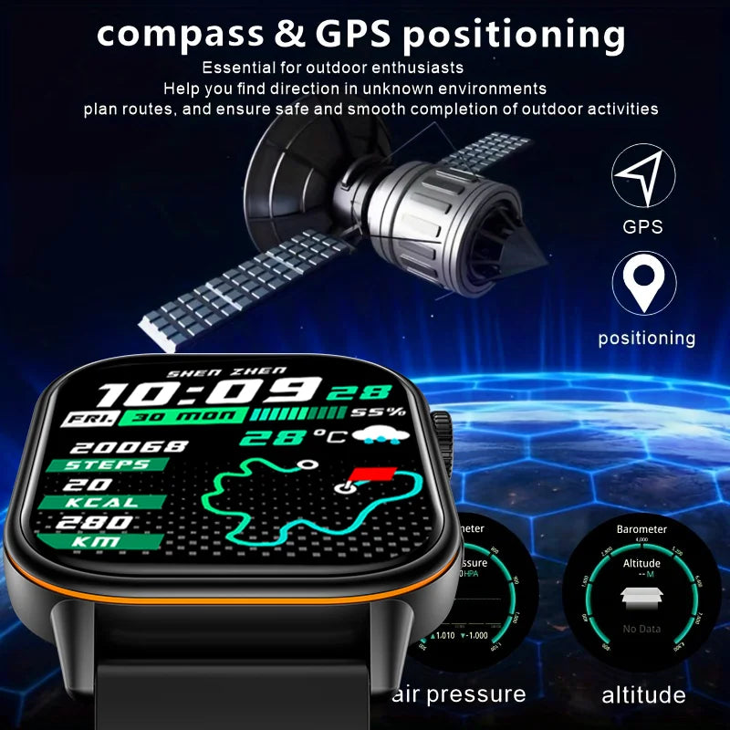 Multi-function AMOLED IP67 Smart Watch for Men and Women