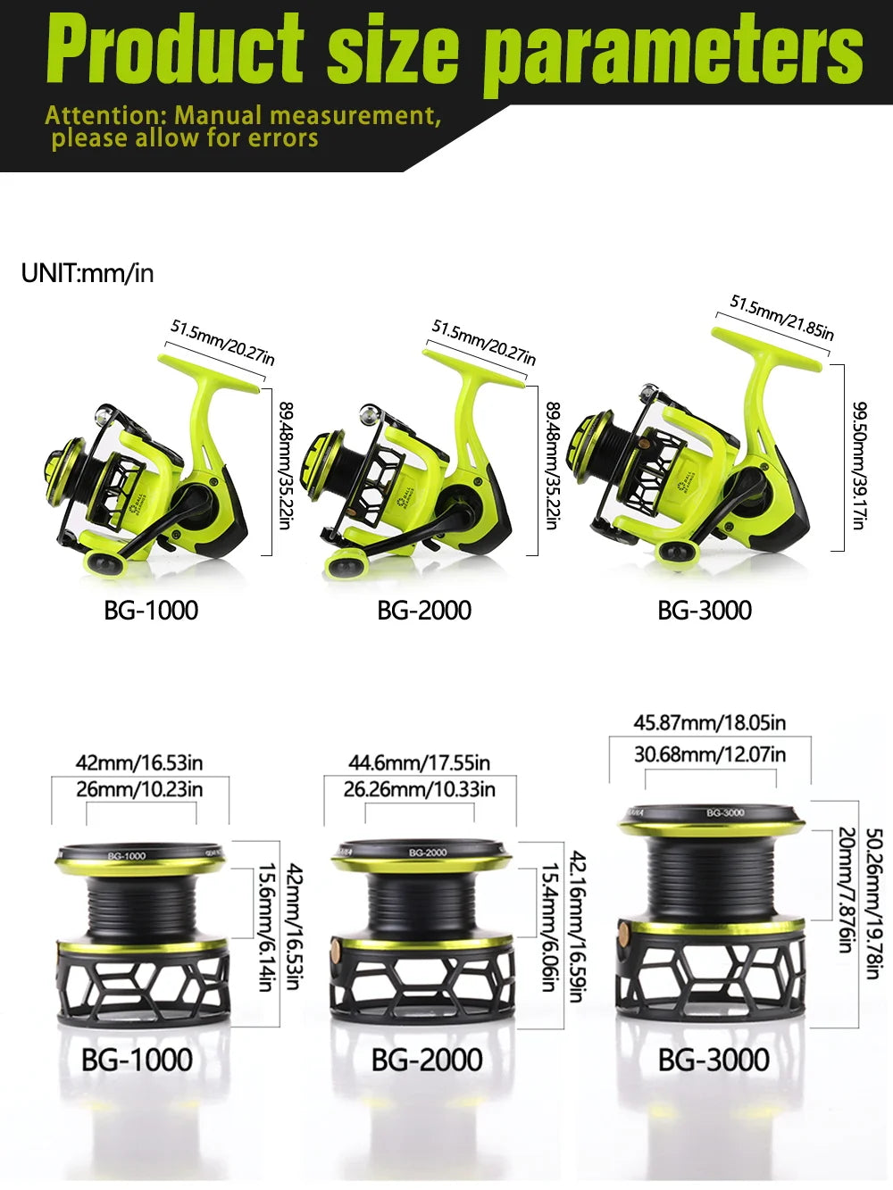 Máy câu BAKAWA 1000/2000/3000 - Quay mượt, bền bỉ