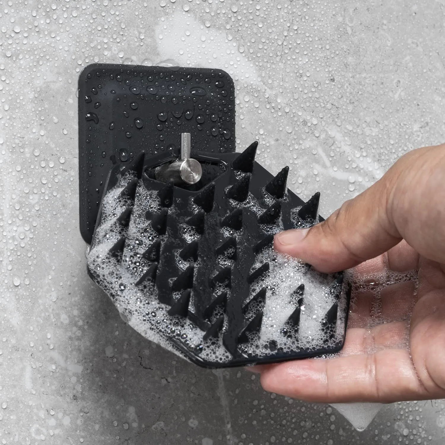 Multi-Functional Bathroom Silicone Hook &amp; Scalp Massager