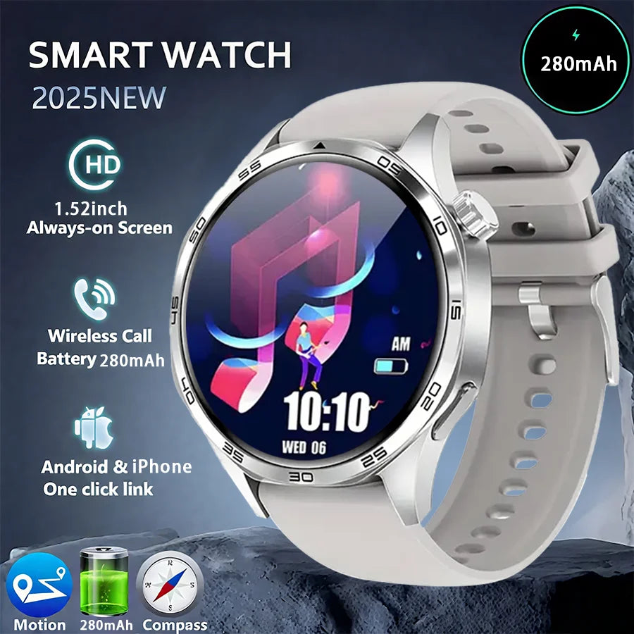 AMOLED 1.52 waterproof multi-sport men's smartwatch