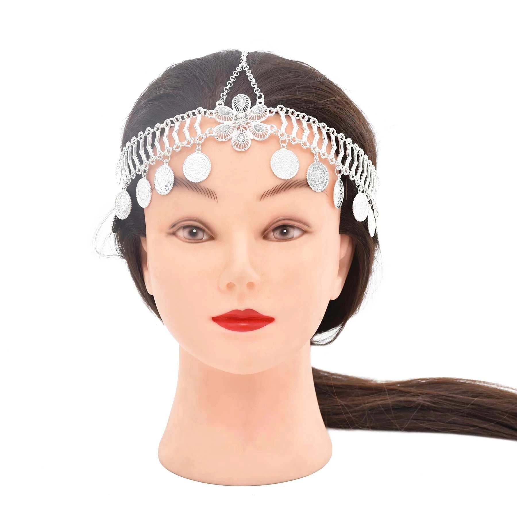 Vương Miện Boho Ấn Độ Hoa Tím Cổ Điển 50 ký tự