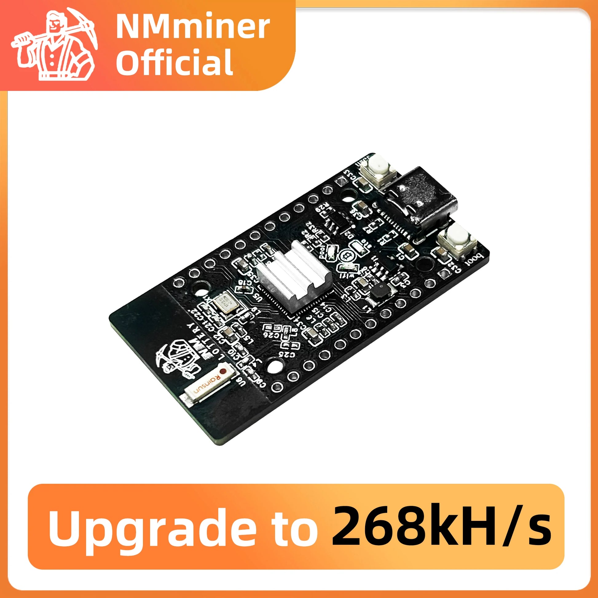 NMMiner Official new code Nerdminer 256KH/s*4=1MH/s  deeply optimized ESP32 Mini BTC Solo Lottery Lucky Miner botchain tower - Daisan Mart