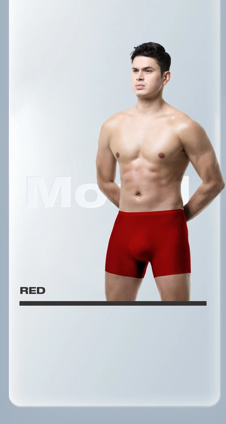 3D Ice Silk men's sports underwear, cool summer