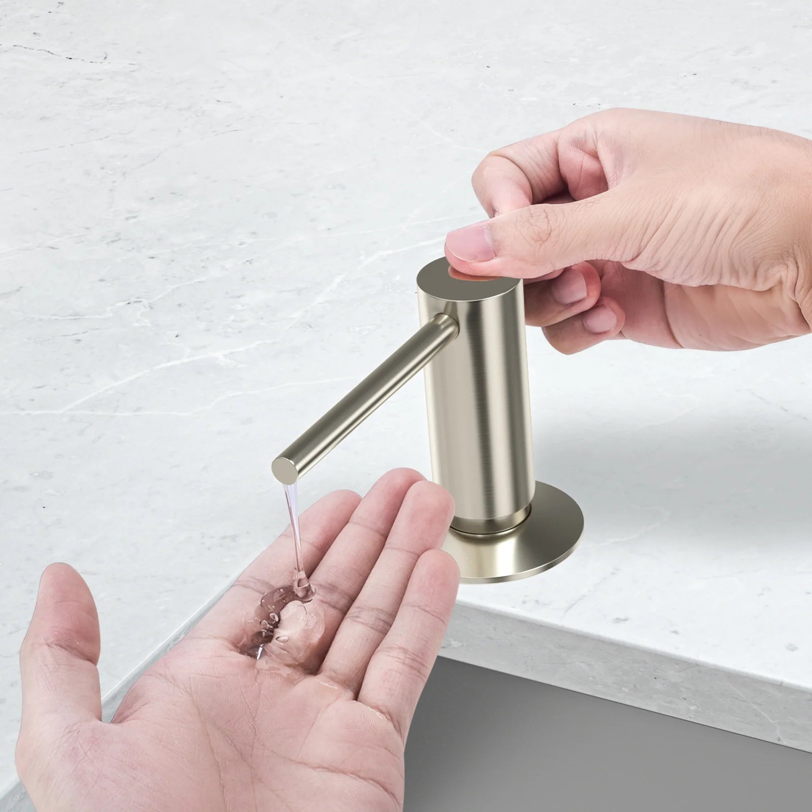 SAMODRA Brass Soap Dispenser Pump For Kitchen &amp; Bath
