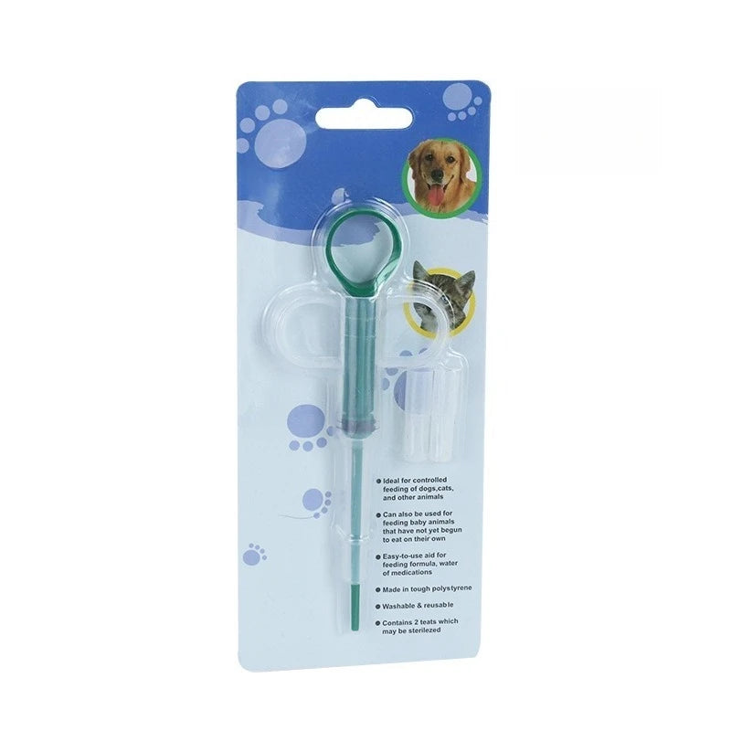 Pet Medication Feeder, Solid Liquid Assisted Needle Feeding for Cats and Dogs Pet Supplies Medication Stick - Daisan Mart