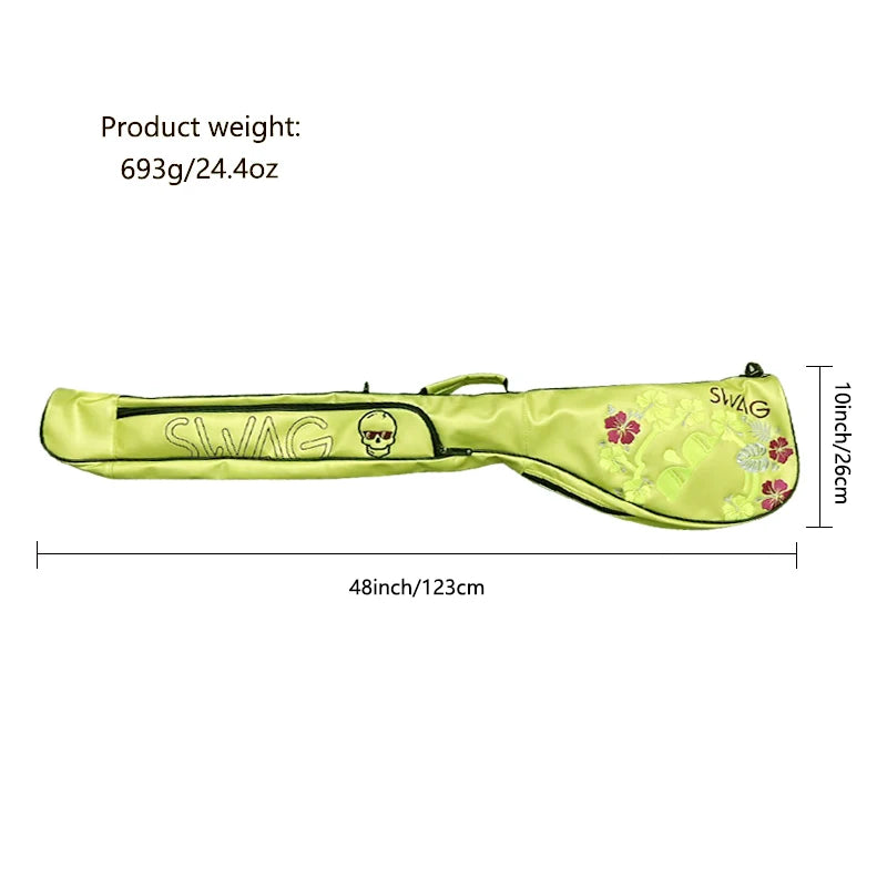 Túi Gôn Đầu Lâu Gấp Gọn Đựng 4-7 Gậy và Bóng Tập