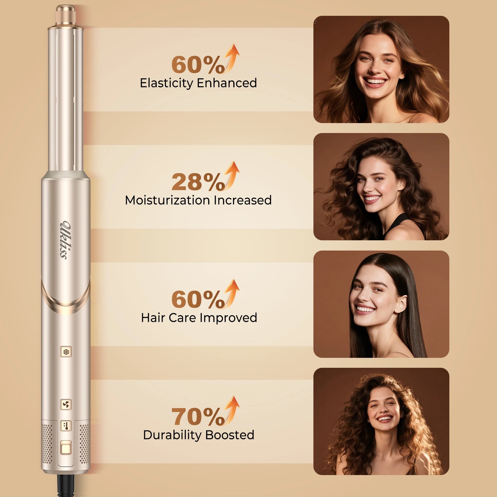 8in1 Professional Hair Dryer - 110000rpm Brushless Motor