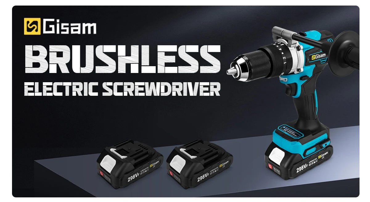 650NM 13MM Brushless Electric Drill 20+3 Torque Cordless Impact Drill Hammer Electric Screwdriver For Makita 18V Battery