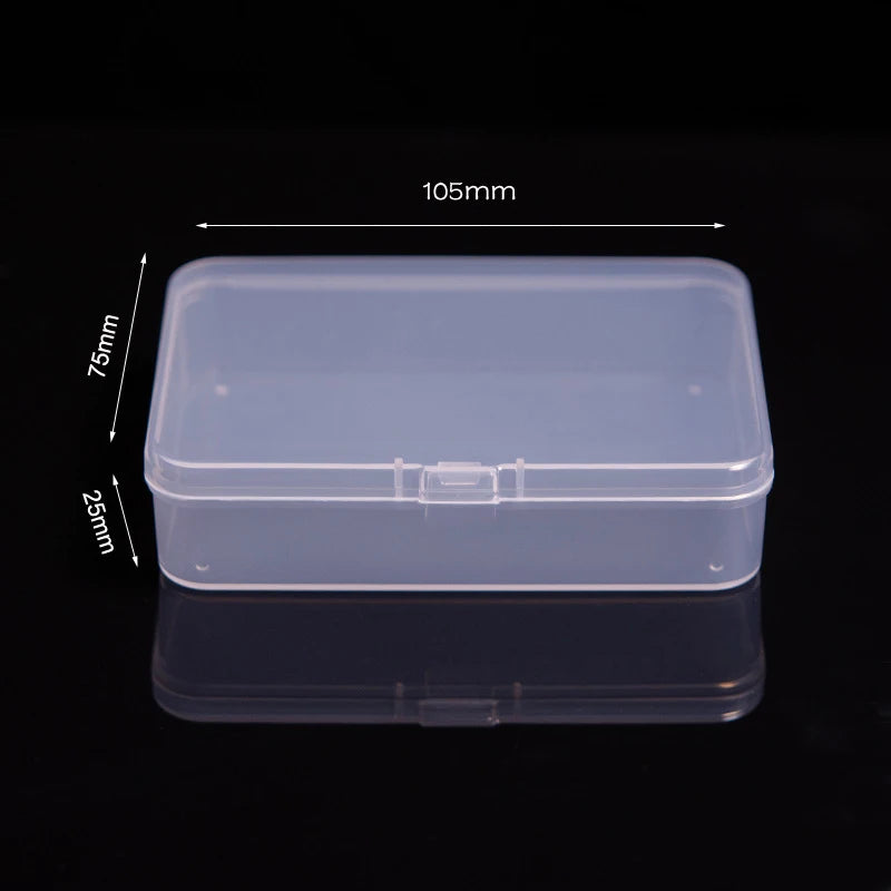 Mini Rectangular Dustproof Plastic Jewelry Box