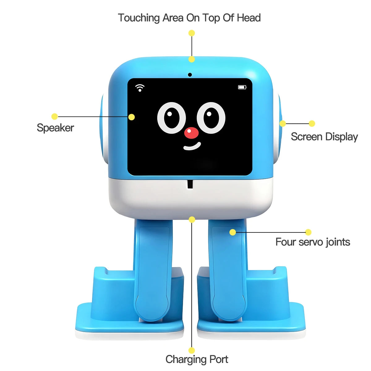 Smart AI Robot WiFi Early Education Toys for Children Speech Recognition & Voice Interactive Educational Learning Machine - Daisan Mart