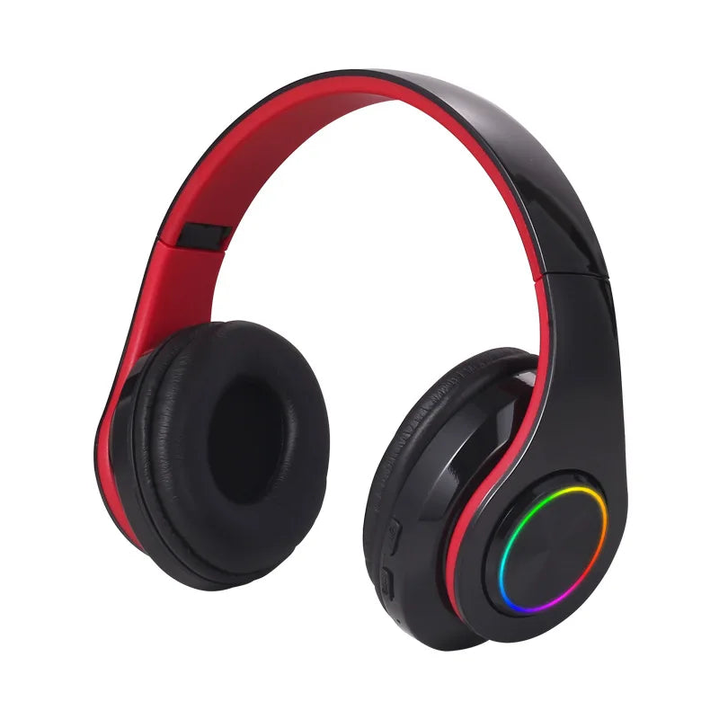 Bluetooth 5.0 Foldable Headphones with Mic for Sports Gaming