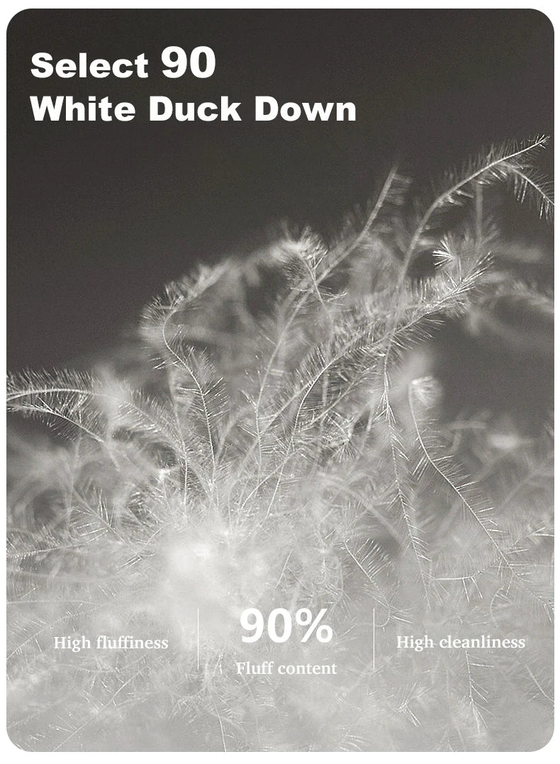 Warm Windproof Duck Down Unisex Jacket