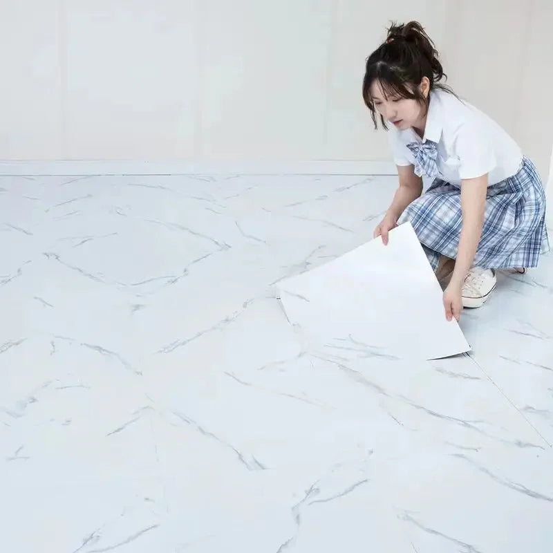 Miếng Dán Sàn Giả Đá PVC Chống Nước Tự Dán Decor - Daisan Mart