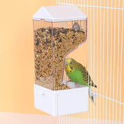 Pet Parrot Feeder Large Capacity Bird Automatic Feeder Bird Cage Food Box Husk Separation Anti-splash Integrated Splash Feeder - Daisan Mart