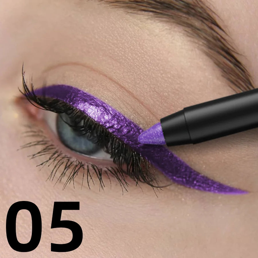 10 Color Gothic Style Waterproof Eyeliner