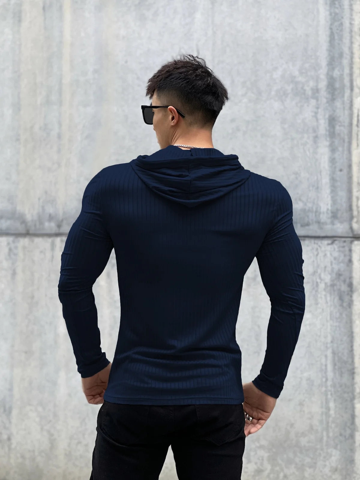 Men's Breathable Long Sleeve Gym Fitness Sports Shirt