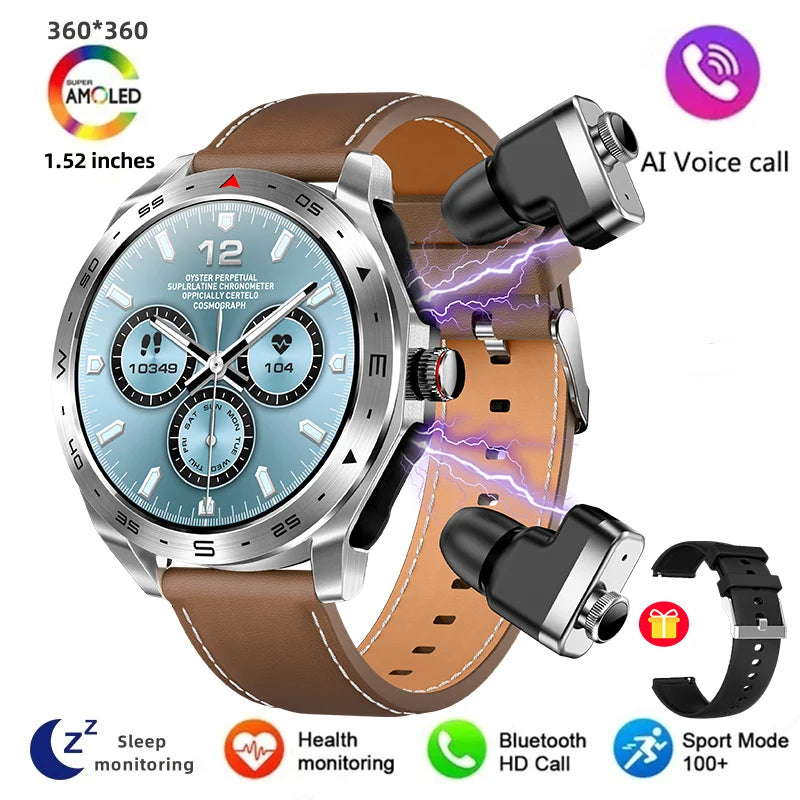Men's Smart Watch 400mAh Durable Steel, Bluetooth Calling